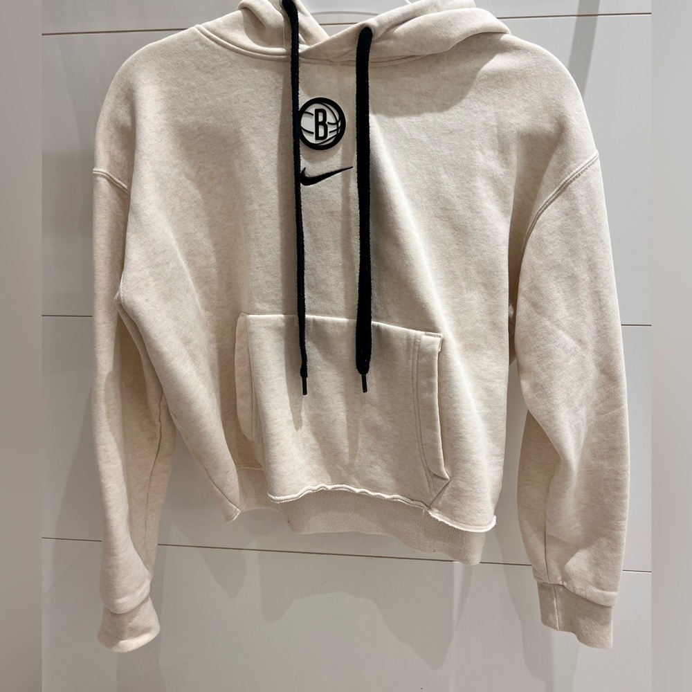 Nike Women's Brooklyn Nets Crop Hoodie